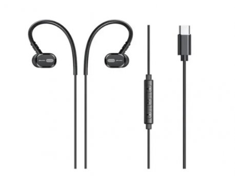 AWEI TC-6 Slušalice USB-C sa mikrofonom crne