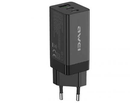 AWEI PD9 punjač superfast 65W 3-port Crni