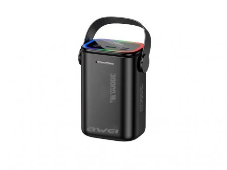 AWEI P15K Powerbank 30000 mAh/Li-Polymer/100W/Crni
