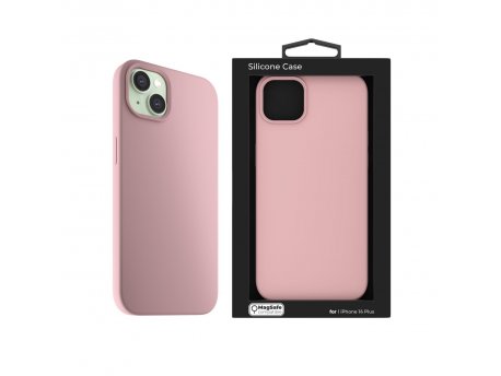 NEXT ONE Silicone Case for iPhone 15 Plus MagSafe compatible - Ballet Pink
