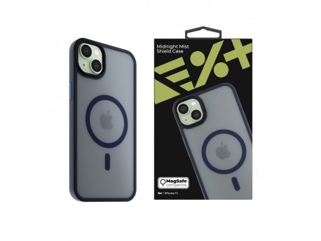 NEXT ONE Mist Shield Case for iPhone 15 MagSafe Compatible - Midnight (IPH-15-MAGSF-MISTCASE-MN)