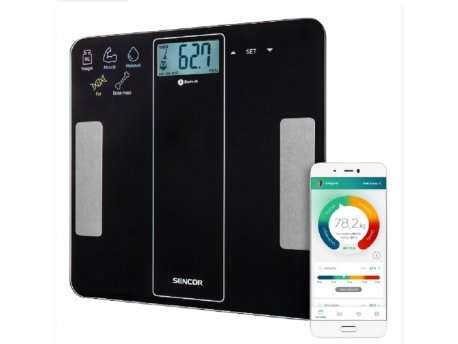 SENCOR Vaga za merenje telesne težine SBS8000BK