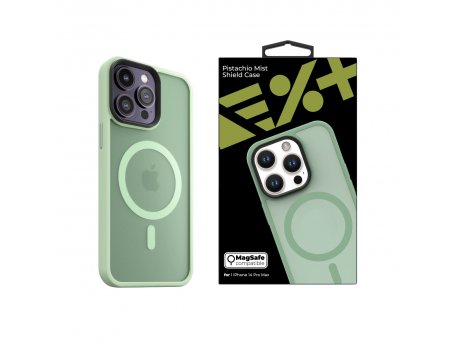 NEXT ONE MagSafe Mist Shield Case for iPhone 14 Pro Max - Pistachio (IPH-14PROMAX-MAGSF-MISTCASE-PC)