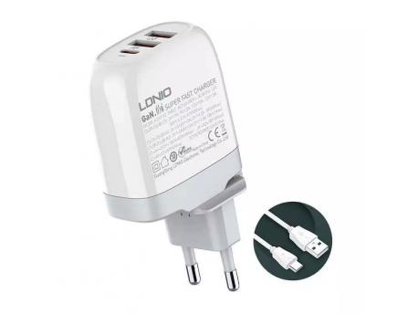 LDNIO A3511Q 65W USB na Tip C kućni punjač