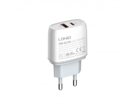 LDNIO A2424C 20W Kućni punjač sa USB-C kablom