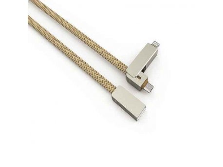 LDNIO LC87 QC 2u1 i kabl za punjač USB A na micro USB/lightning