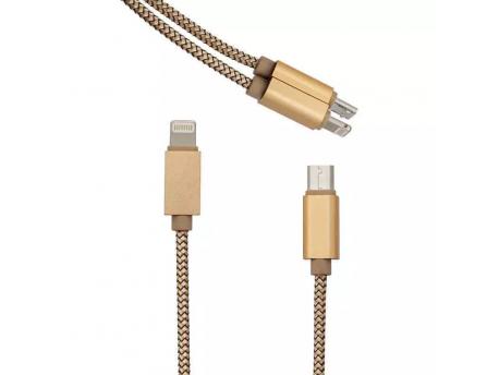 LDNIO LC86 2u1 kabl USB A na lightning/micro USB