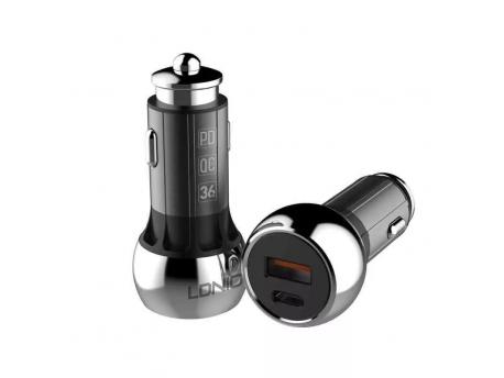 LDNIO C1 36W dual auto punjač sa USB C kablom