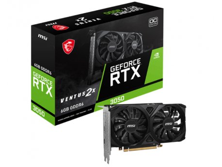 MSI NVidia GeForce RTX 3050 6GB VENTUS 2X 6G OC 96bit