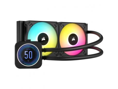 CORSAIR ICUE H100i ELITE LCD XT Display Black vodeno hlađenje