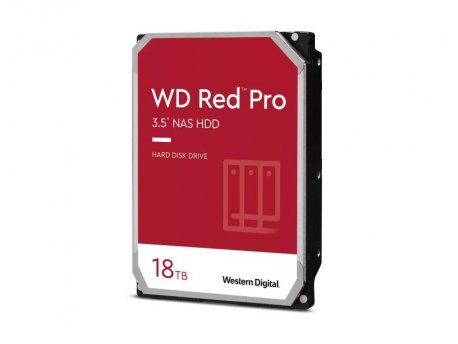 WESTERN DIGITAL 18TB 3.5'' SATA III 512MB 7.200 WD181KFGX Red Pro hard disk