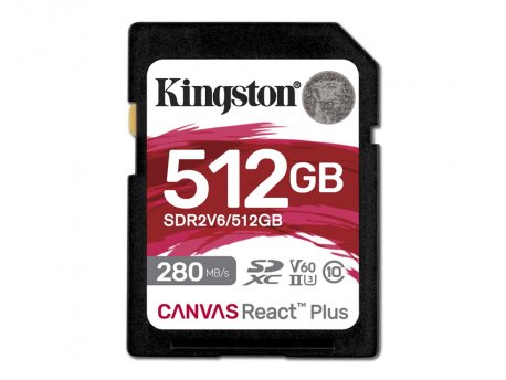 KINGSTON Memorijska kartica SDR2V6/512GB 512GB SDXC UHS-II 280R/150W U3 V60