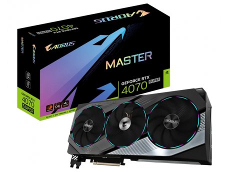 GIGABYTE NVidia GeForce RTX 4070 SUPER MASTER 12GB GV-N407SAORUS M-12GD