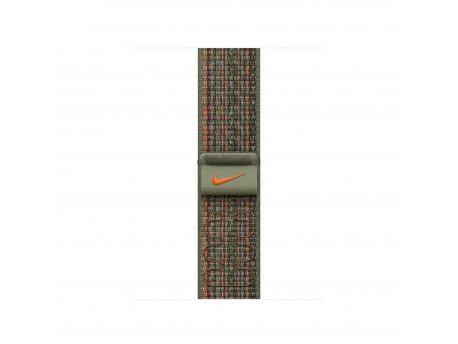 APPLE Watch 41mm Nike Band: Sequoia/Orange Nike Sport Loop ( mtl33zm/a )