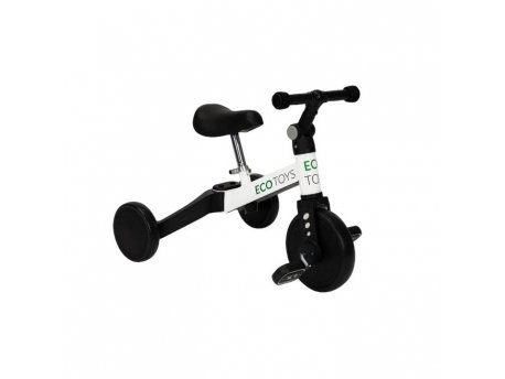 ECO TOYS TRICIKL 2U1 white (YM-BT-6PUSHWHIT)
