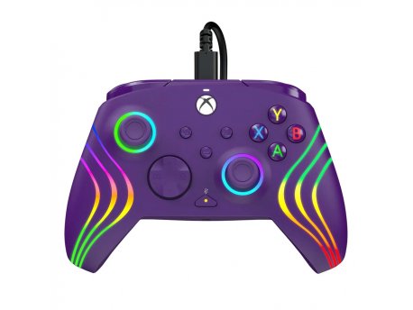 PDP XBOX Wired Controller Afterglow Wave Purple
