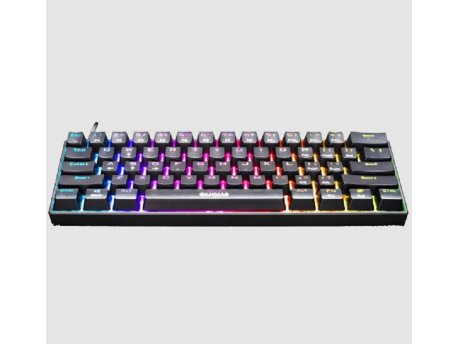 GAMDIAS Tastatura Hermes E3 RGB mehanička, crna,brown switch