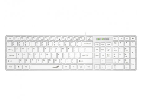 GENIUS SlimStar 126 USB US bela tastatura