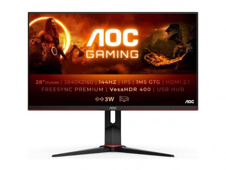 AOC U28G2XU2/BK IPS 4K UHD 144Hz USB AMD FreeSync