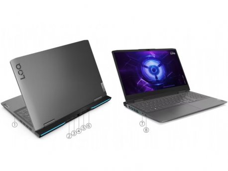 LENOVO LOQ 15IRH8 (Storm Grey) FHD IPS, i5-12450H, 16GB, 512GB SSD, RTX 2050 4GB (82XV00X8YA)