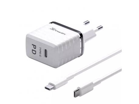 KONFULON C32D+DC15 20W Kućni punjač sa USB C na USB C kablom