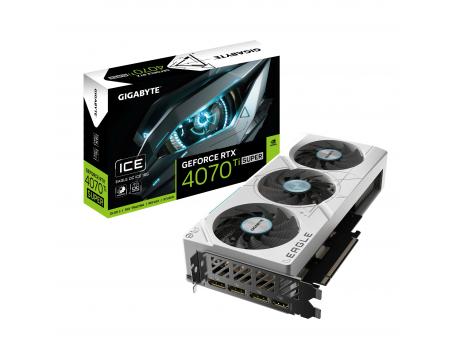 GIGABYTE GeForce RTX 4070 Ti SUPER EAGLE OC ICE 16GB GDDR6 GV-N407TSEAGLEOC ICE-16GD