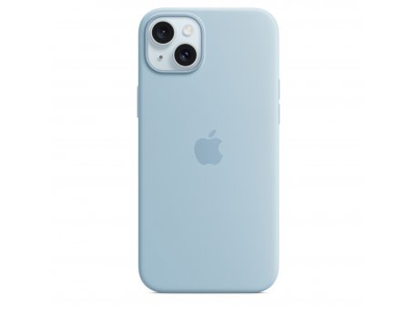 APPLE IPhone 15 Plus Silicone Case with MagSafe - Light Blue ( mwnh3zm/a )
