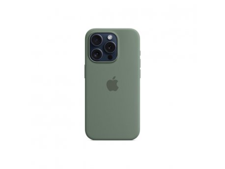 APPLE IPhone 15 Pro Silicone Case w MagSafe - Cypress ( mt1j3zm/a )