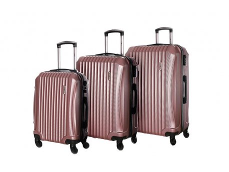 ENOVA ABS Set kofera 3/1 514.240.32 roze zlatna boja