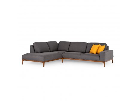 Atelier del Sofa Ugaona garnitura Secret Left Anthracite