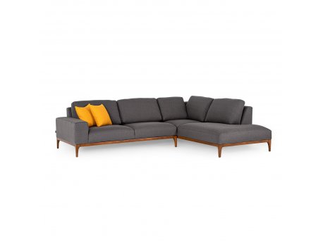 Atelier del Sofa Ugaona garnitura Secret Right Anthracite