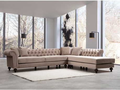 Atelier del Sofa Ugaona garnitura Bogart Corner Right (L3 C EOT) Beige