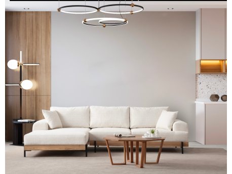 Atelier del Sofa Ugaona garnitura Eti Oak Left White