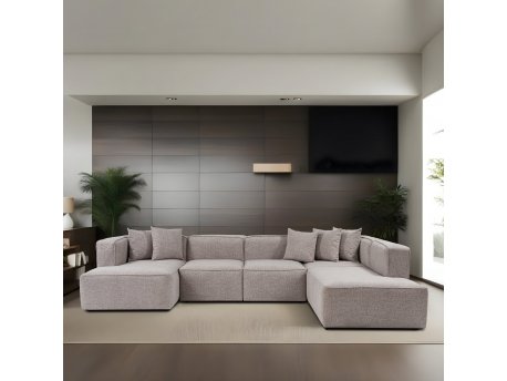 Atelier del Sofa Ugaona garnitura More B (M5 M1 M1 M2 M3) Mocha