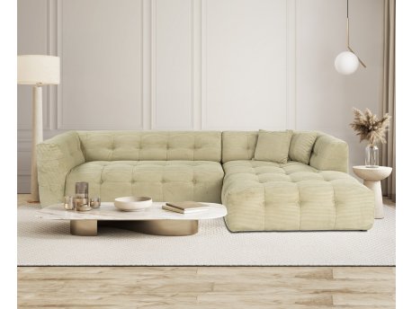 Atelier del Sofa Ugaona garnitura Cady Corner Right Green