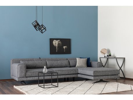 Atelier del Sofa Ugaona garnitura Jivago Corner Right (L2 Chl) Grey