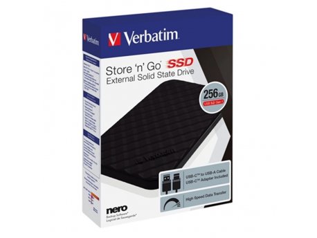 VERBATIM Portabl ext. SSD 256G 53249