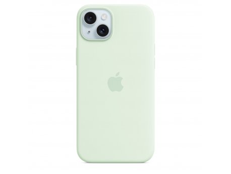 APPLE IPhone 15 Plus Silicone Case with MagSafe - Soft Mint ( mwng3zm/a )