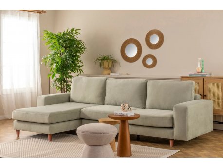 Atelier del Sofa Ugaona garnitura Berlin Left Mint