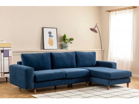 Atelier del Sofa Ugaona garnitura Berlin Right Navy Blue