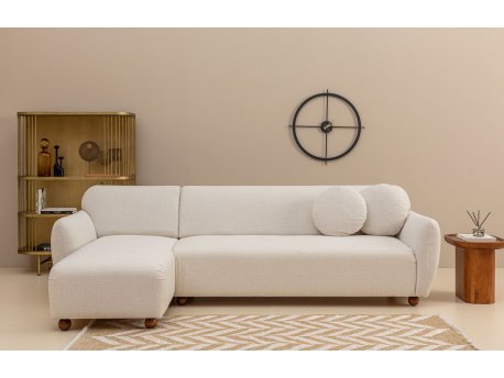 Atelier del Sofa Ugaona garnitura Eddy Corner Left (CHL 3R) White