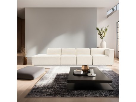 Atelier del Sofa Ugaona garnitura More M (M4 M1 M1 M7) Cream