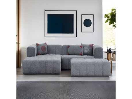 Atelier del Sofa Ugaona garnitura Beyza Mini Left Grey