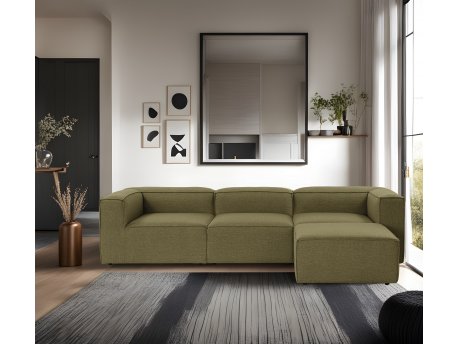 Atelier del Sofa Ugaona garnitura Fora Green