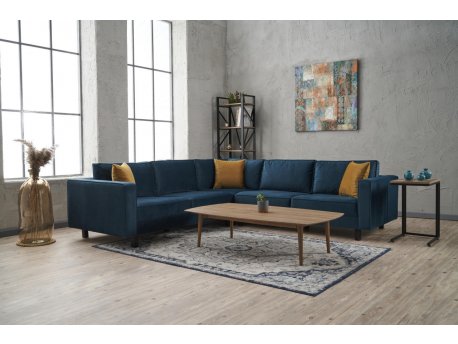 Atelier del Sofa Ugaona garnitura Kale Velvet Oil Green