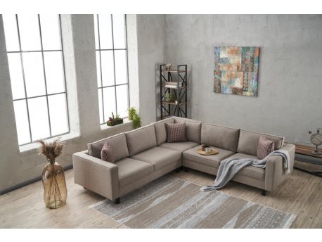 Atelier del Sofa Ugaona garnitura Kale Linen Cream