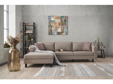 Atelier del Sofa Ugaona garnitura Kale Linen Left Cream