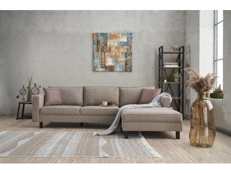 Atelier del Sofa Ugaona garnitura Kale Linen Right Cream