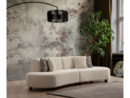 Atelier del Sofa Ugaona garnitura Pars Cream (1L + 1R) Corner
