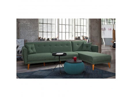 Atelier del Sofa Ugaona garnitura Aria Corner Green